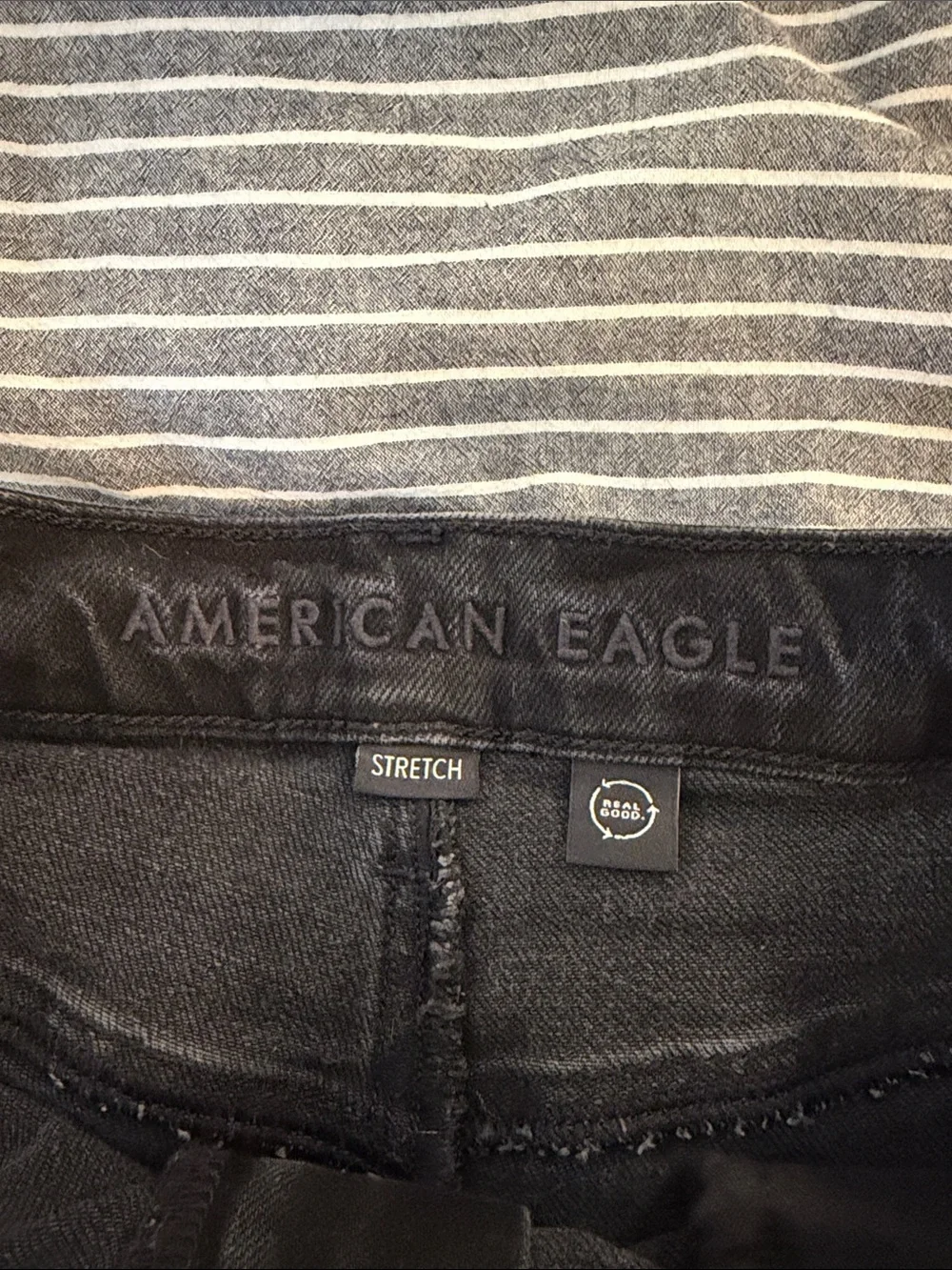 American Eagle Black Denim Shorts